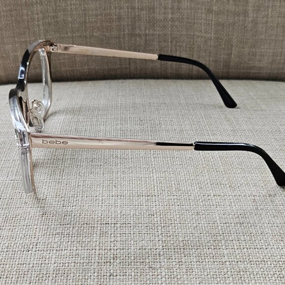 bebe Women Eyeglasses/Sunglasses Frame BB7214 Jet GRADIENT 55[]18 140 Glasses - Picture 4 of 12